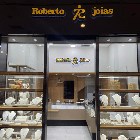 Imagem de interna da loja roberto jóias
