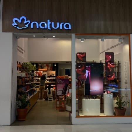 Imagem de interna da loja natura