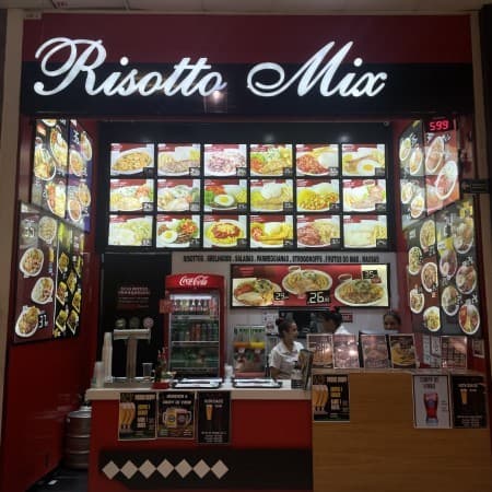 Imagem de interna da loja risotto mix
